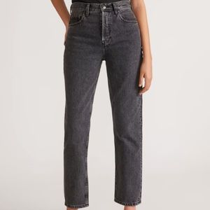 Everlane Washed black 90s Cheeky jeans